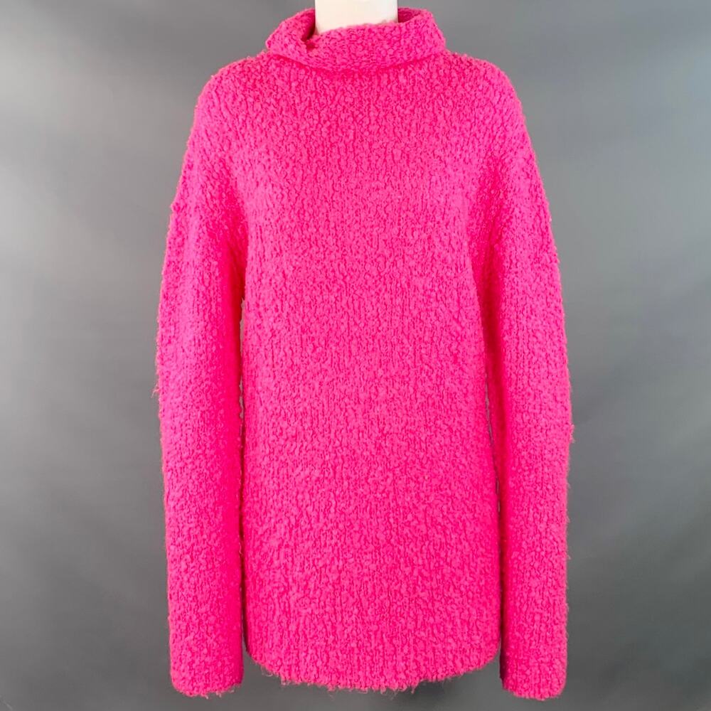 SIES MARJAN Size XS Pink Acrylic Blend Knit Turtleneck Pullover